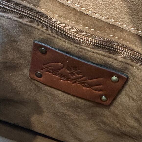 Patricia Nash Notley Satchel Leather European Map Collection Handbag Purse NWT - Picture 7 of 8